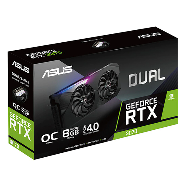 Tarjeta de video Asus RTX 3070 DUAL OC 8GB GDDR6 DUAL-RTX3070-O8G