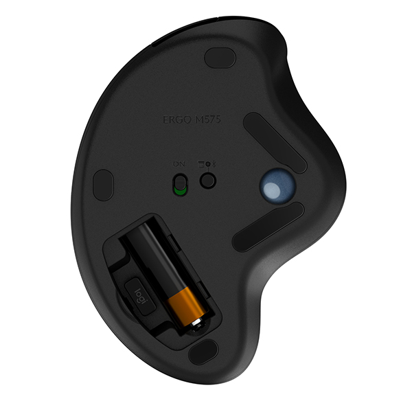 Mouse Logitech ERGO M575 Inalámbrico Trackball Black