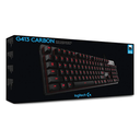 Teclado Gaming Logitech G413 Mecánico Backlight USB Carbon/Silver