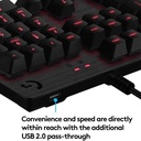 Teclado Gaming Logitech G413 Mecánico Backlight USB Carbon/Silver