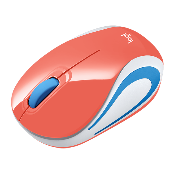 Mouse Logitech Wireless M187 Ultra portátil Coral 2.4Ghz