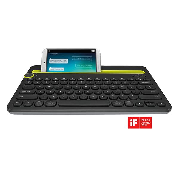 Teclado Logitech K480 Bluetooth Multi dispositivos Black ESP