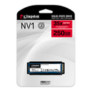 Unidad de Estado Solido M.2 Kingston NV1, 256GB PCIe, NVMe SNVS/250G