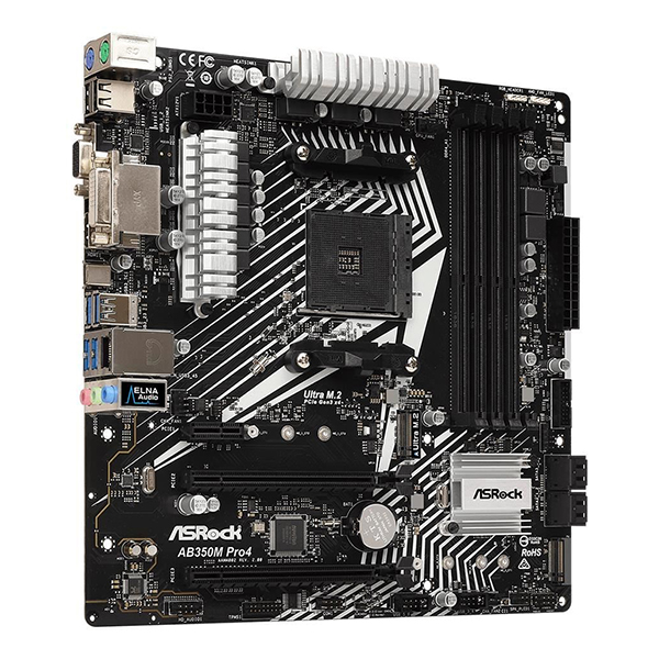 Motherboard AB350M Pro4 DDR4 AM4 Asrock