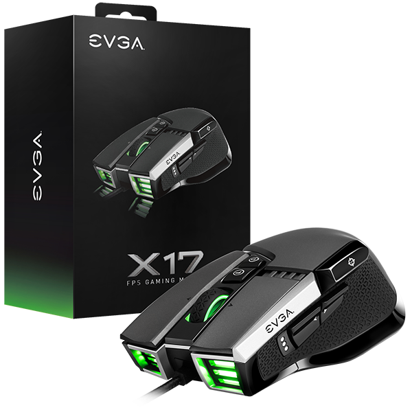 Mouse Gaming EVGA X17 USB Black 903-W1-17BK-KR