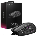 Mouse Gaming EVGA X15 MMO 20 Botones 16000DPI USB Black 904-W1-15BK-KR