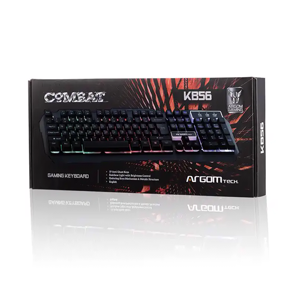 Teclado Argom Combat KB56 Gaming KB-2056BK