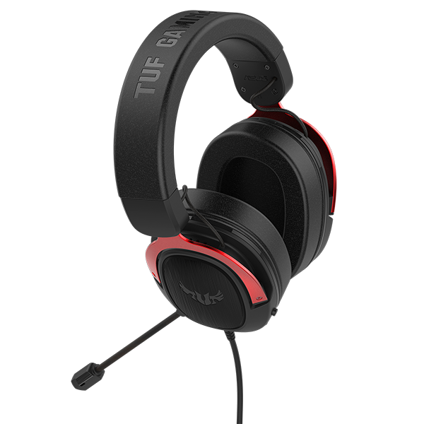 Headset Asus TUF Gaming H3 Gun Metal RED PC, PS4, Xbox One y NS  7.1Virtual
