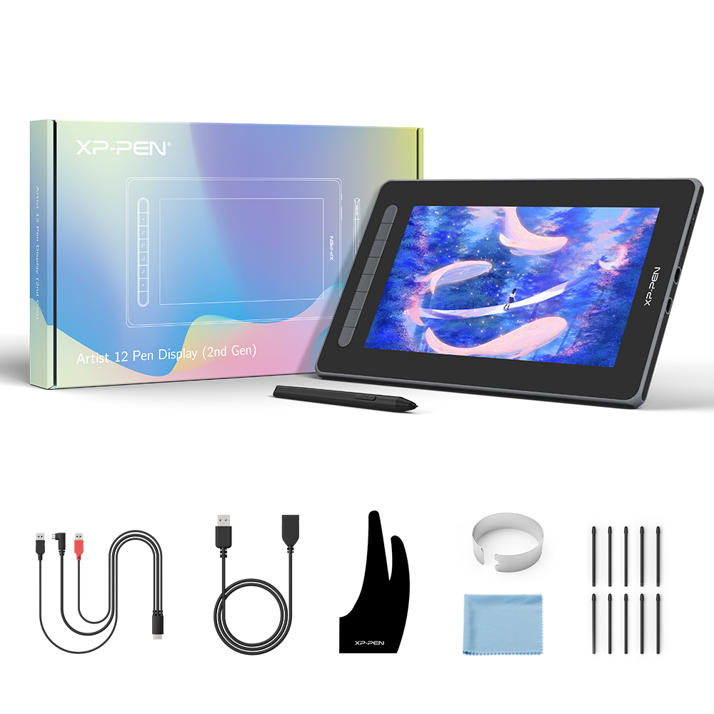 Tableta Gráfica XP PEN Artis 12 - 2GEN NEGRO + Smart Fryer Xiaomi GRATIS