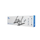 Soporte para laptops plegable XTA-130,  17" ABS, Negro