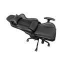 Silla Gamer T-Dagger Mustang - Negro Base Metalica - Descansa-brazos ajustables - Reclinable T-TC700BK
