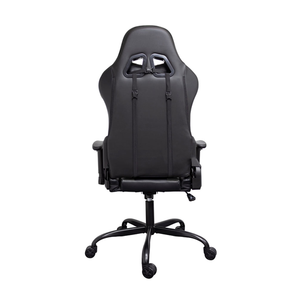 Silla Gamer T-Dagger Mustang - Negro Base Metalica - Descansa-brazos ajustables - Reclinable T-TC700BK