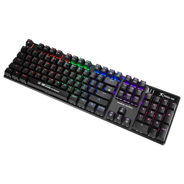 Teclado Mecánico Xtrike Me GK-980 Rainbow Backlight