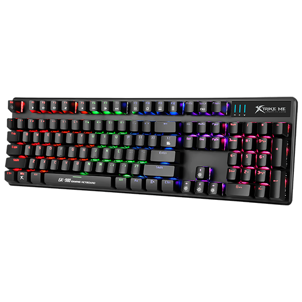 Teclado Mecánico Xtrike Me GK-980 Rainbow Backlight
