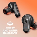 Audífonos Skullcandy DIME 3 TRUE WIRELESS TRUE IPX4, Watter Ressistant, 20 horas de bateria, Multipoint pairing, Color Negro - S2DCW-R740