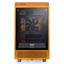 Case Thermaltake The Tower 100 Mini ITX Edition, USB 3.2, Tipo C, Temp Glass, Metalic Gold 