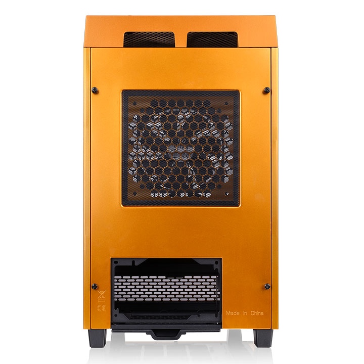Case Thermaltake The Tower 100 Mini ITX Edition, USB 3.2, Tipo C, Temp Glass, Metalic Gold 
