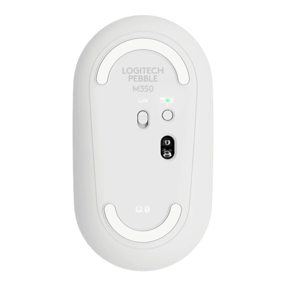 Mouse Logitech M350 Pebble Wireless Off-White 910-005770
