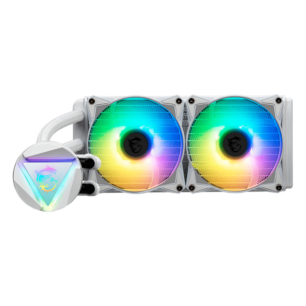 Enfriamiento Liquido MSI MAG CORELIQUID 240R V2 TDP 270W white RGB 824142273661