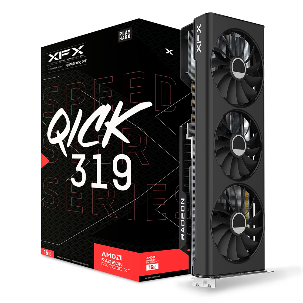 PC QICK 319 Ryzen 5 5600, RX 7800 XT 16GB GDDR6, 16GB DDR4, M.2 256GB, 750W 80+ Bronce