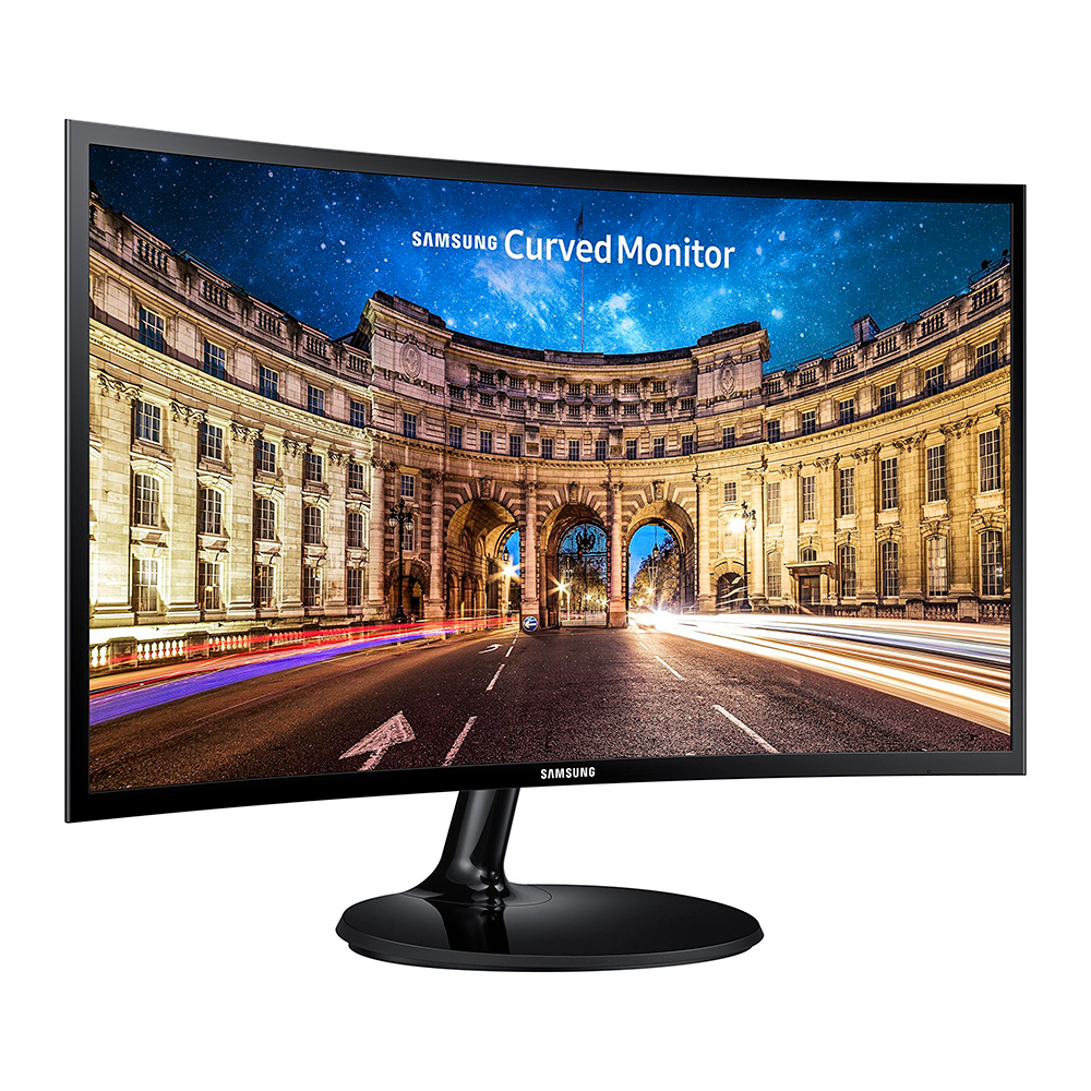 Monitor Samsung Curvo 24" CF390, Full HD, Panel VA, HDMI, 60Hz, LC24F390FHNX