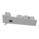 Teclado Mecánico Gaming Redragon FIZZ PRO 60%, Inalámbrico, Gris/Blanco, Switch RED, USB TIPO-C, 2.4Ghz, Bluetooth- K616-RGB