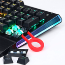 Teclado Mecanico Redragon ARYAMAN RGB, Color Negro, Switch Brown, K569, reposa muñeca, Full key anti-ghosting, Golden plated USB