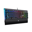 Teclado Mecanico Redragon ARYAMAN RGB, Color Negro, Switch Brown, K569, reposa muñeca, Full key anti-ghosting, Golden plated USB