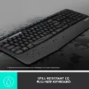 Logitech Wireless Combo MK345 - Juego de teclado y raton - inalambrico Ingles- 2.4 GHz, 920-006481