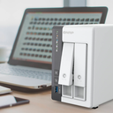 NAS QNAP 2.5GbE de 2 bahías más asequible CPU ARM Cortex-A55 de cuatro núcleos, NPU integrada y 4 GB de RAM DDR4 (sin disco) 22 TB MAX QP-TS216G