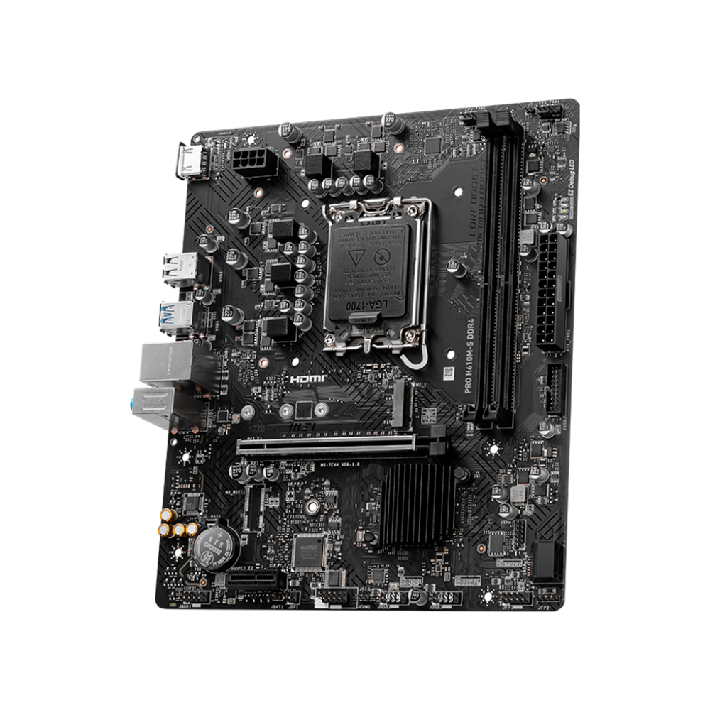 Motherboard MSI PRO H610M-S DDR4 Intel Core 14th/ 13th/ 12th Gen  911-7E44-013