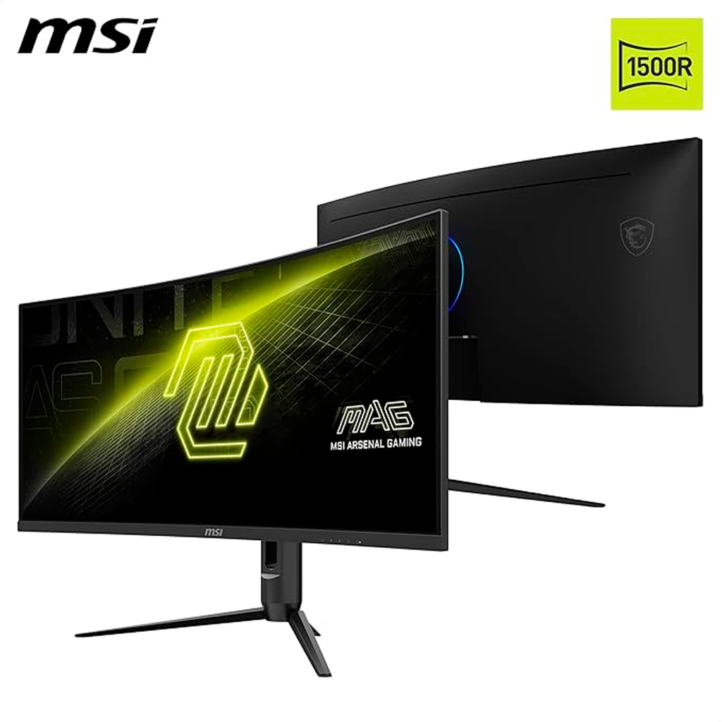 Monitor MSI GAMING VA 34" 1ms 180Hz 2K 3440x1440 Ultrawide 1500R CURVED MAG342CQR 