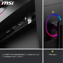 Monitor MSI GAMING VA 34" 1ms 180Hz 2K 3440x1440 Ultrawide 1500R CURVED MAG342CQR 