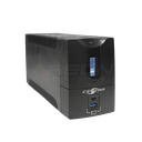 UPS Centra ECO LCD 700VA/350W, 8 Salidas, (4 Regulador / 4 Respaldo de Energia), x1 USB tipo A 2.1, x1 tipo C, CH700LCD