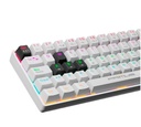 Teclado Mecanico Primus  Ballista61T, USB Español, Switch Red, Anti Ghosting, 20 efectos LUZ, 125Hz, Blanco/negro PKS-S060W-S 