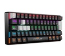 Teclado Mecanico Primus  Ballista61T, USB Español, Switch Red, Anti Ghosting, 20 efectos LUZ, 125Hz, Negro/B PKS-S060G