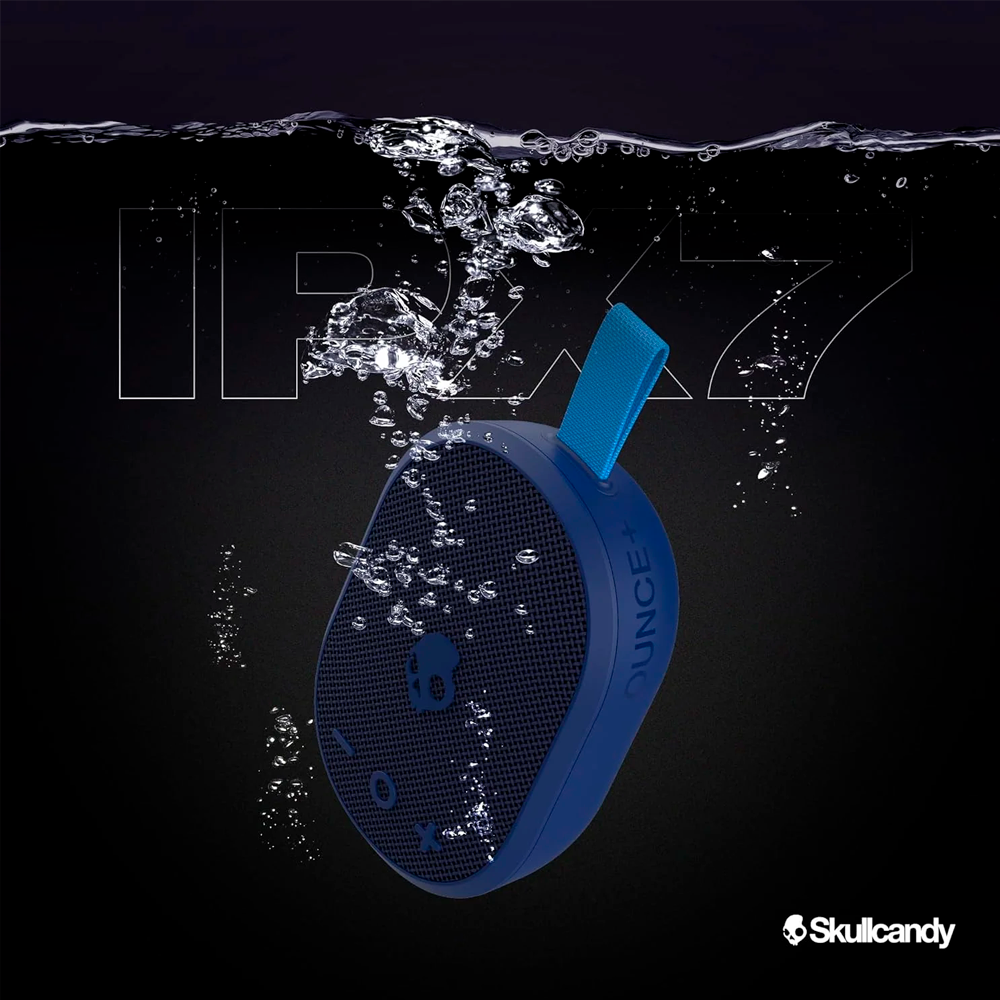 Bocinas Skullcandy OUNCE+ Azul Navy  Bluetooth 5.3, IPX7 Resistente al agua 16Hrs, USB-C- 2SKSK2010N0L2