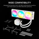 Enfriamiento Liquido Corsair Nautilus 360 RS ARGB - Blanco - CW-9060095-WW