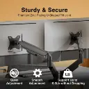 Soporte para monitor DUAL Argom, Hasta 32" Brazo articulado-  ARG-BR- 1615