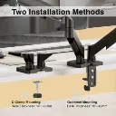 Soporte para monitor DUAL Argom, Hasta 32" Brazo articulado-  ARG-BR- 1615