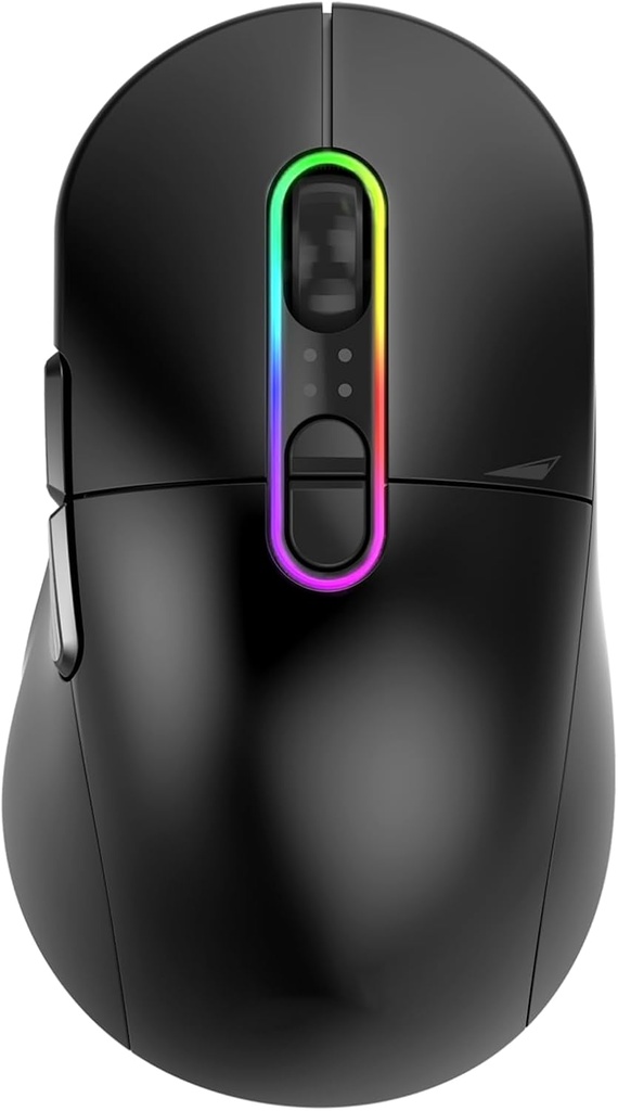 Mouse Mountain Makalu Modulart RGB - Negro - MG-MAM1-1 RGB PixArt 3370 y conectividad híbrida, Inalambrico