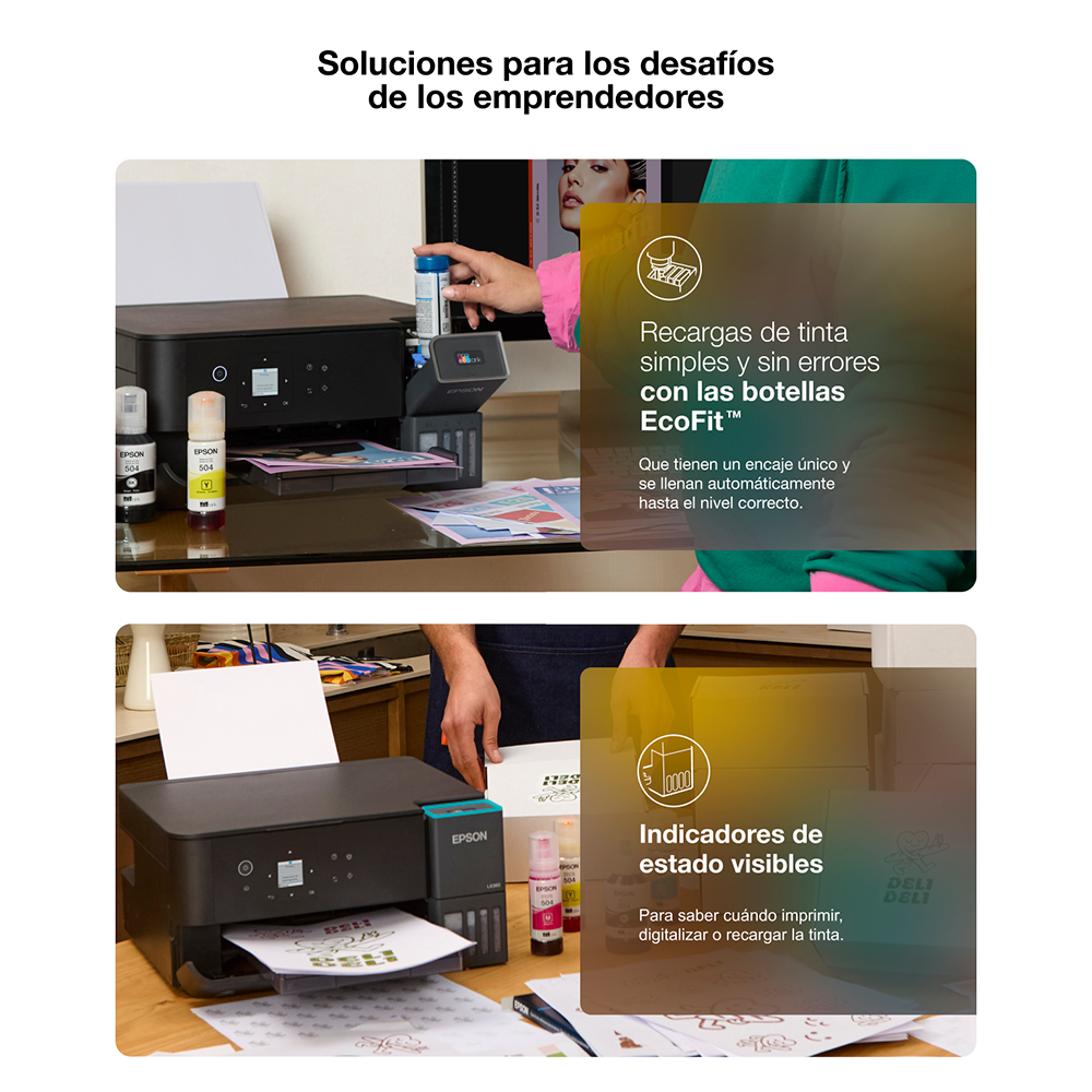 Impresor Multifuncional Epson L4360 EcoTank, Conexion WiFi, C11CL41301