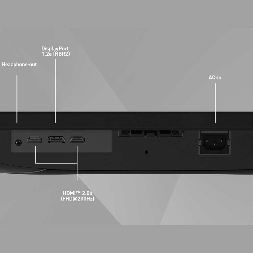 Monitor MSI MAG 255F E20 - 24.5" - IPS - FHD - 0.5MS - 200Hz - Negro - 9S6- 3BC21M-046