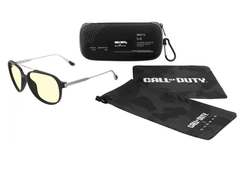 GAFAS GUNNAR CON Bloqueo Luz Azul,  AMBER CALL OF DUTY GHOST-ONYX/MERCURY-A,  Oscurecen con el SOL,  COD-03010