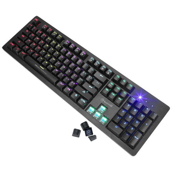 Teclado Mecánico USB Marvo KG916 Switch Blue