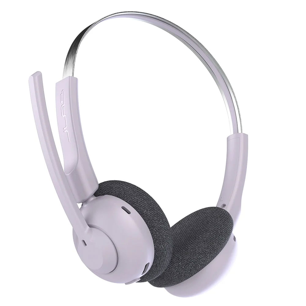 Headset JLAB,  Bluetooth Color LILA, Multipunto 2 dispositivos, 50Hrs., quick mute MIC, Go Work Pop On-Ear Headset PC+MAC+CEL  -HBGWRKPOPRLLC4
