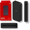 Power bank Xiaomi Redmi 18W Fast Charge Power Bank 20000mAh Black, USB-A, USB-C, Micro-USB. 26922