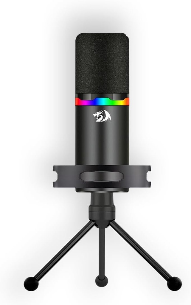 Microfono Redragon Solara - Negro - RGB - GM307