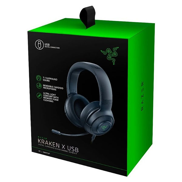 Headset Gaming Razer Kraken X USB PC/Swith