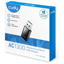 [19750]  Adaptador WIFI USB Cudy AC1300 Wireless Doble Banda - WU1300S